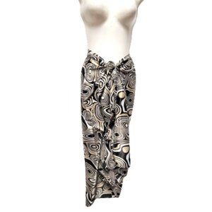 Pareo Sarong Skirt Swimsuit Cover Up, Strapless Dress Beach Vacation Summer Wrap